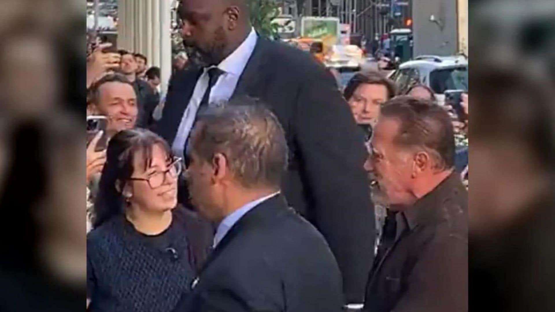 El vídeo del guardaespaldas de Arnold Schwarzenegger que ya es viral por su altura