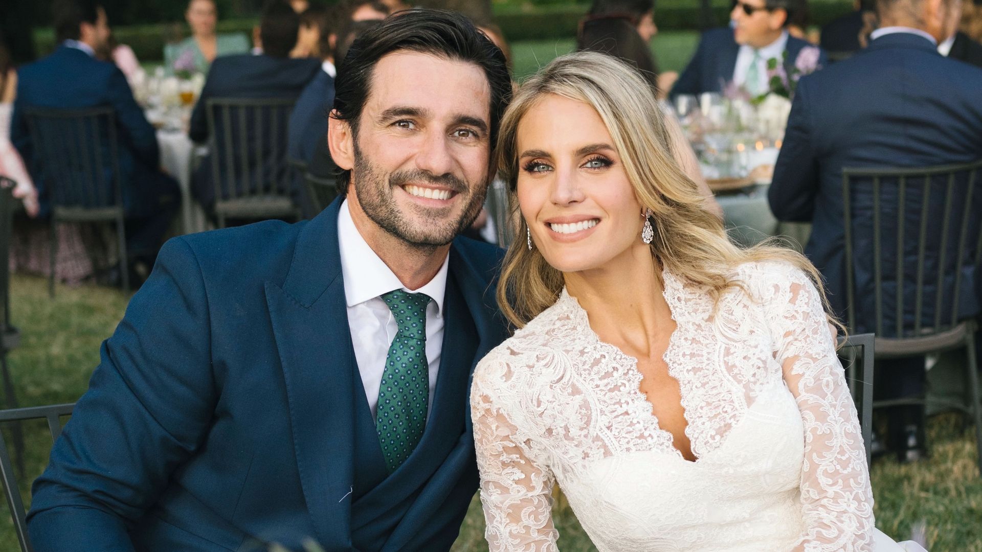 El día de la boda de Angie Rigueiro con Nacho Cerrillo el 20 de junio de 2025