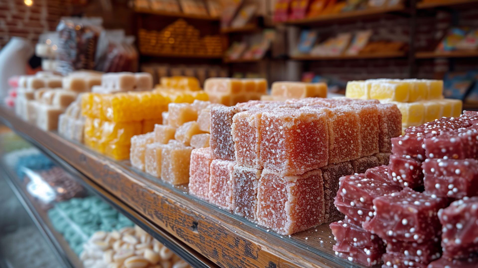 Turrones en el supermercado