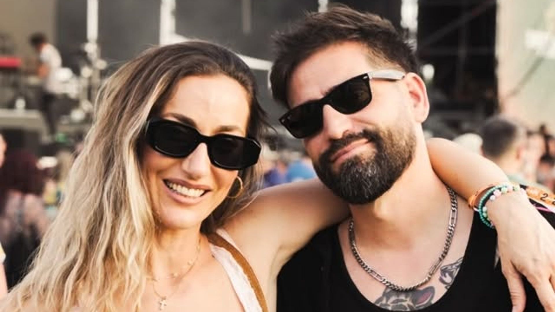 El DJ Nando Costa y su mujer, Begoña