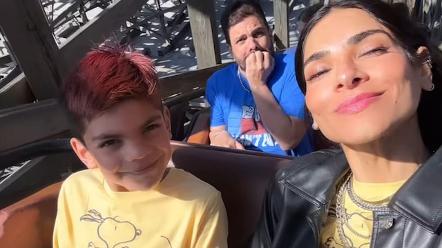 alejandra espinoza y an bal marrero con su hijo matteo