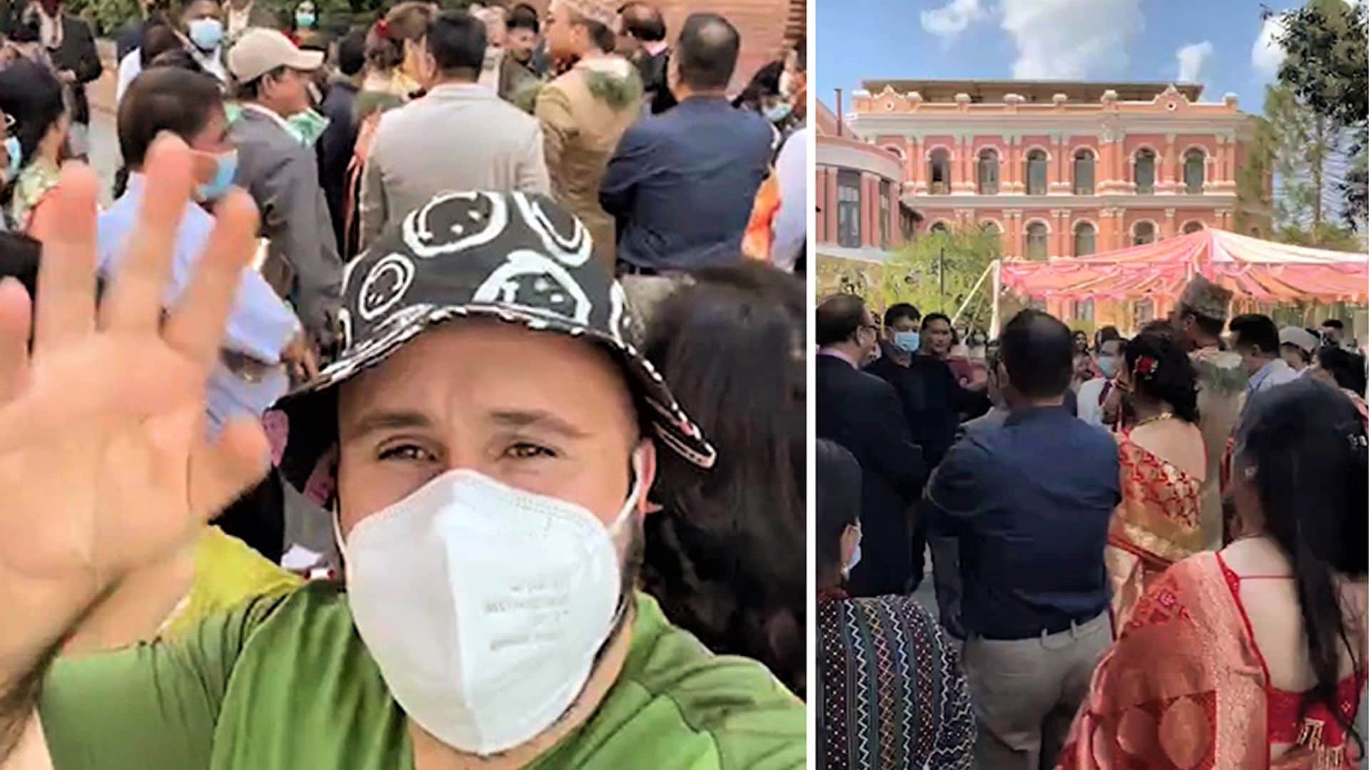 Kiko Rivera se cuela en una boda en Nepal ¡no te pierdas las imágenes!