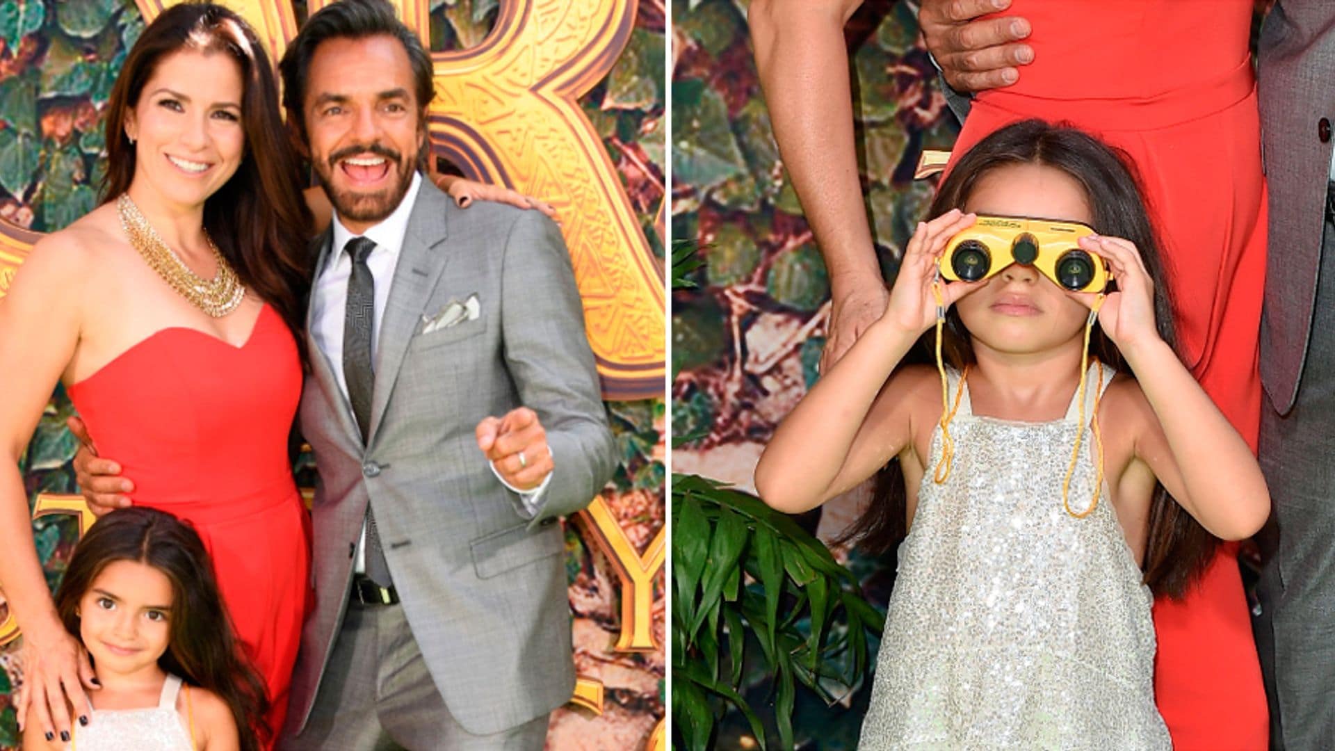 Aitana, la hija de Eugenio Derbez, es la acompañante más tierna de las alfombras rojas