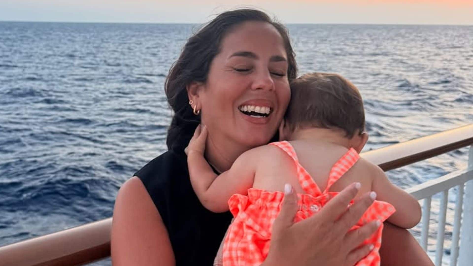 El adorable vídeo de Alma, la hija de Anabel Pantoja, al ver a su tía abuela Isabel en televisión