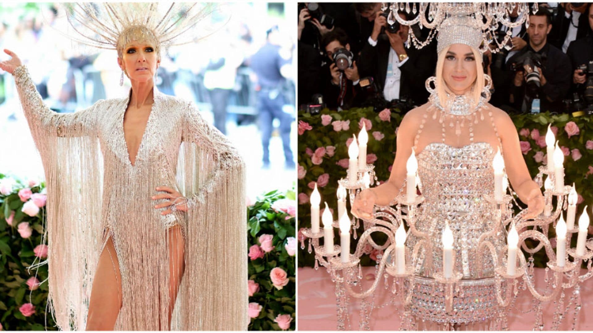 Katy Perry y Celine Dion se saludan con un tierno besito durante la MET Gala
