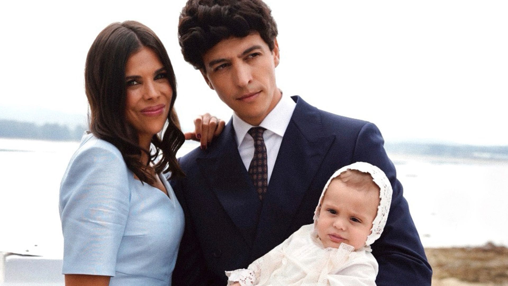 Nacho Yanes y Laura Dosouto celebran el bautizo de su primer hijo, Lorenzo y comparten con ¡HOLA! las fotos en exclusiva