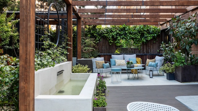 La zona de estar 'outdoor'