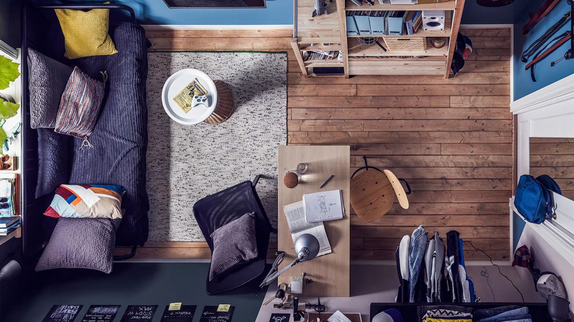 Claves para organizar el dormitorio de tu hijo adolescente (si te deja)