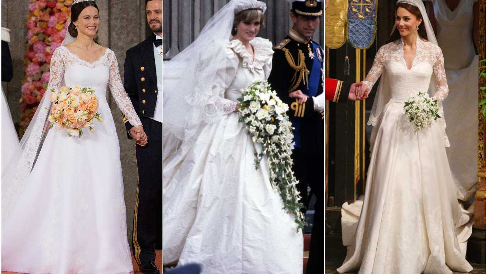 Royal weddings: los 10 vestidos de novia más admirados