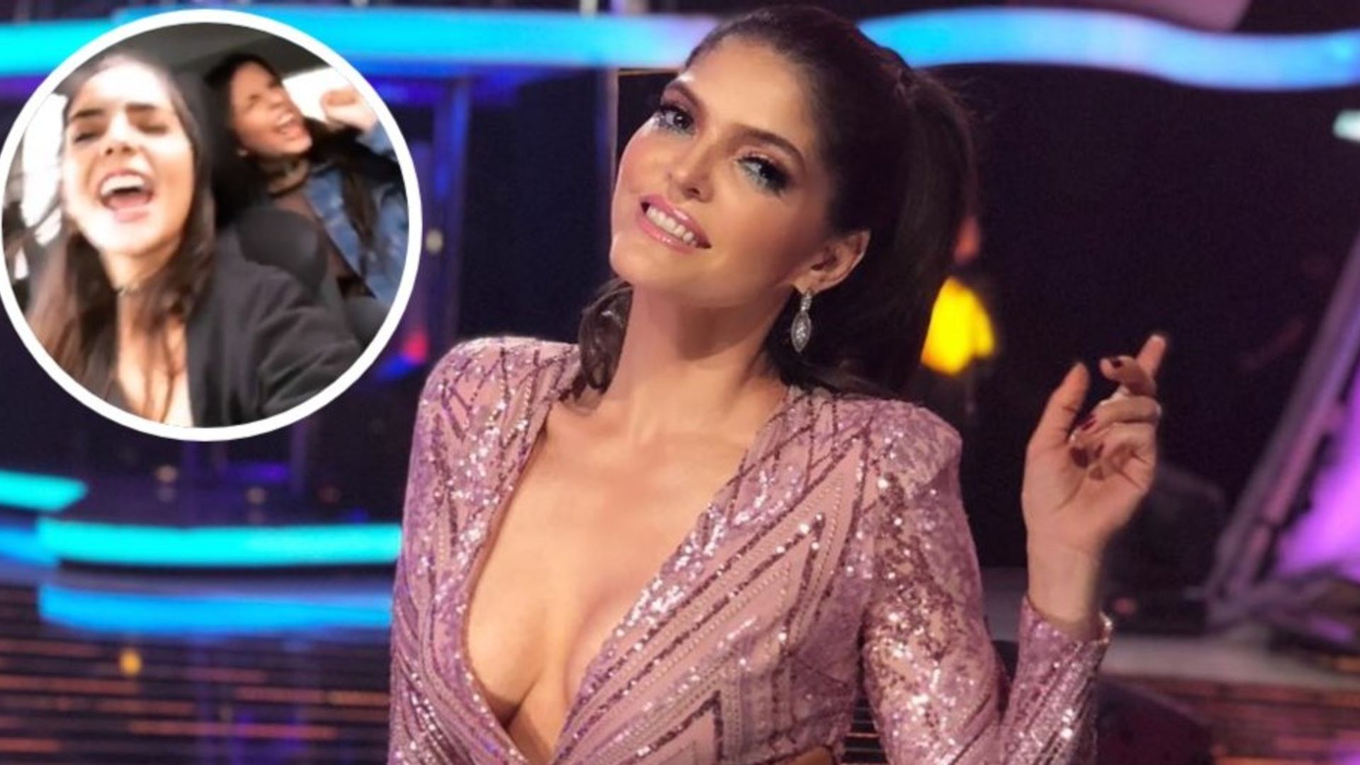 María y Paula Levy, hijas de Mariana Levy, cantan al ritmo de Ana Bárbara