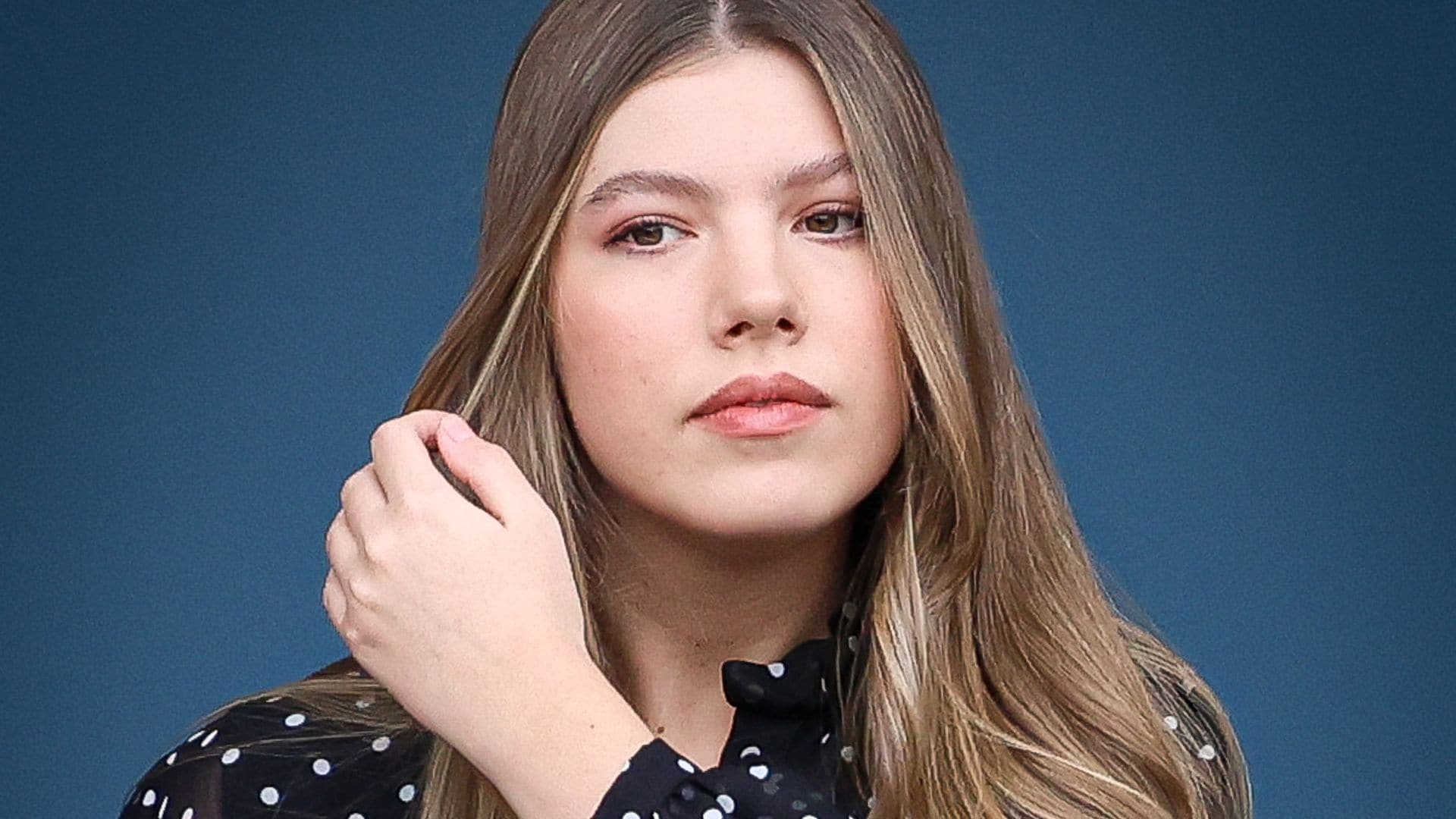 La infanta Sofía en el Día de la Hispnaidad, de la fiesta Nacional el 12 de octubre de 2025