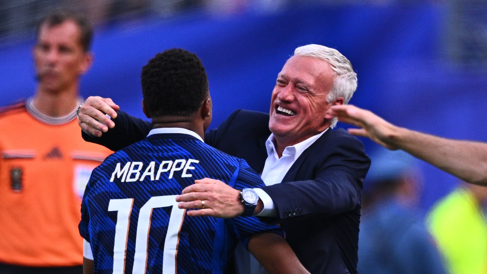 Mbappé y Didier Deschamps en el Mundial 2026