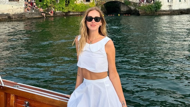 Chiara Ferragni en Lago de Como