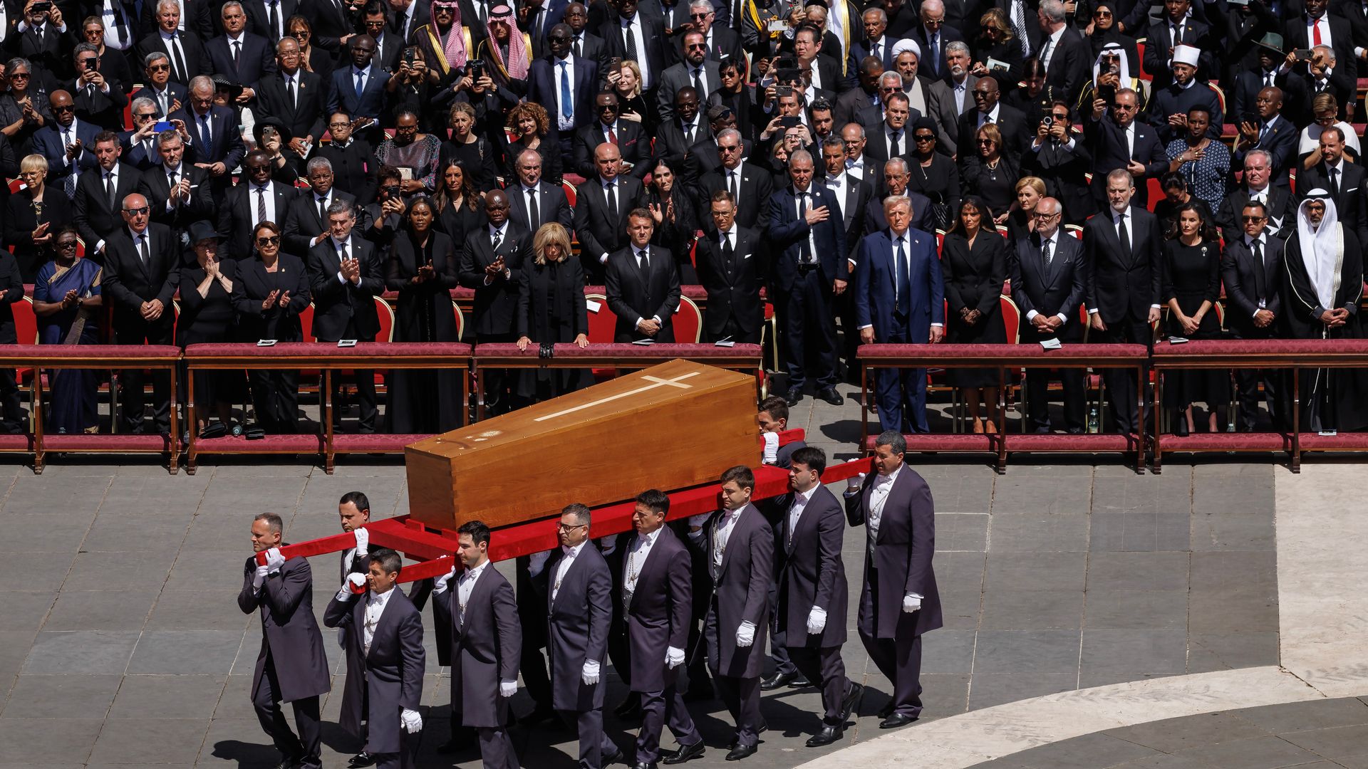 Se revela el 'plan maestro' del Vaticano: así se asignaron los asientos en el funeral del Pontífice