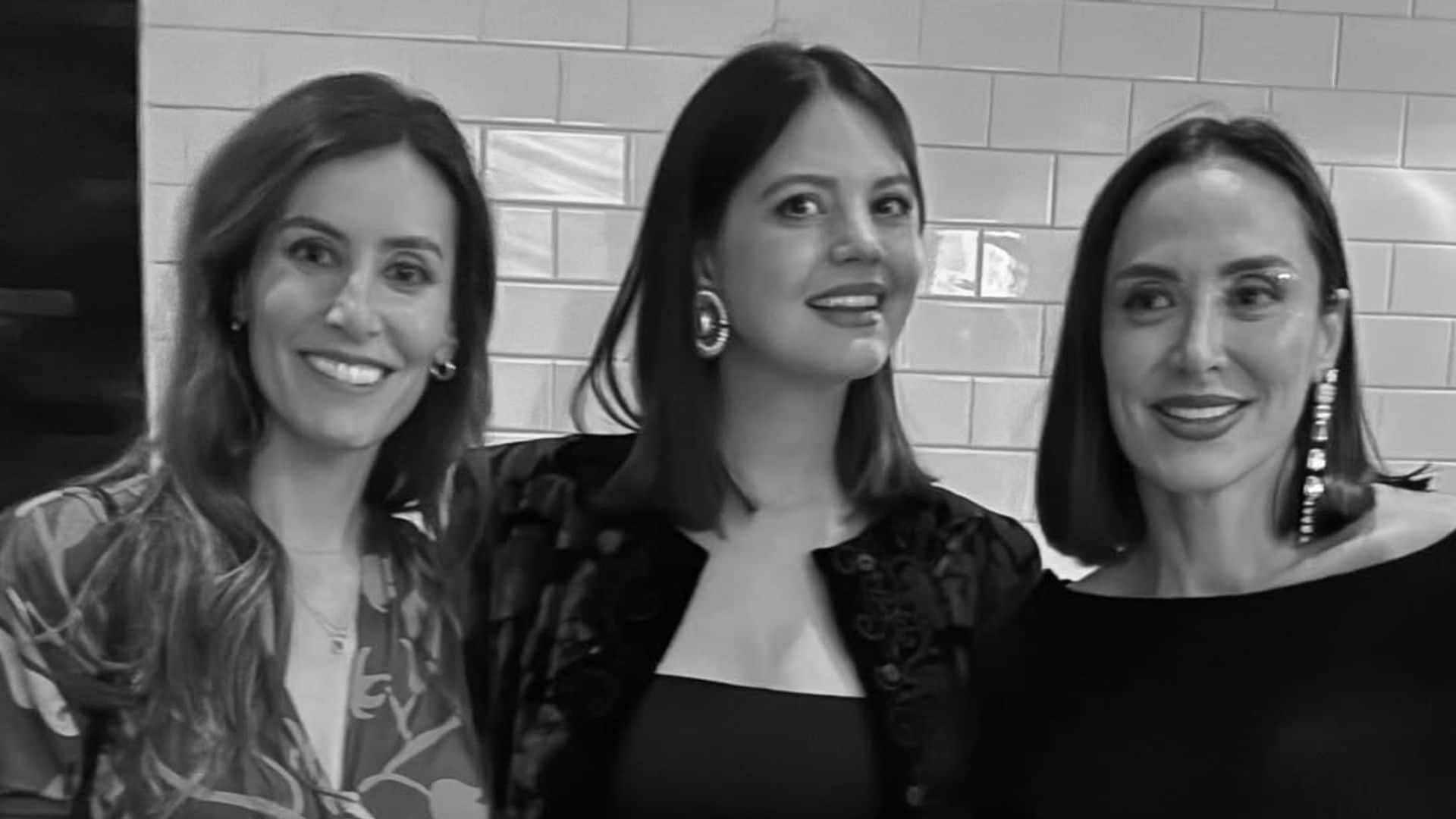 Tamara Falcó en navidades con Ana Boyer e Isabelle Junot