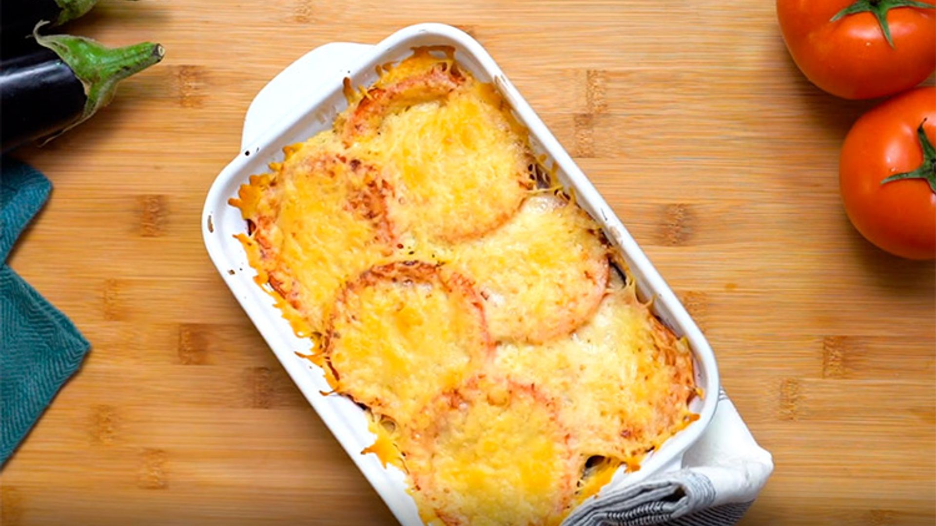 Berenjenas al horno con queso gratinado, absolutamente irresistibles