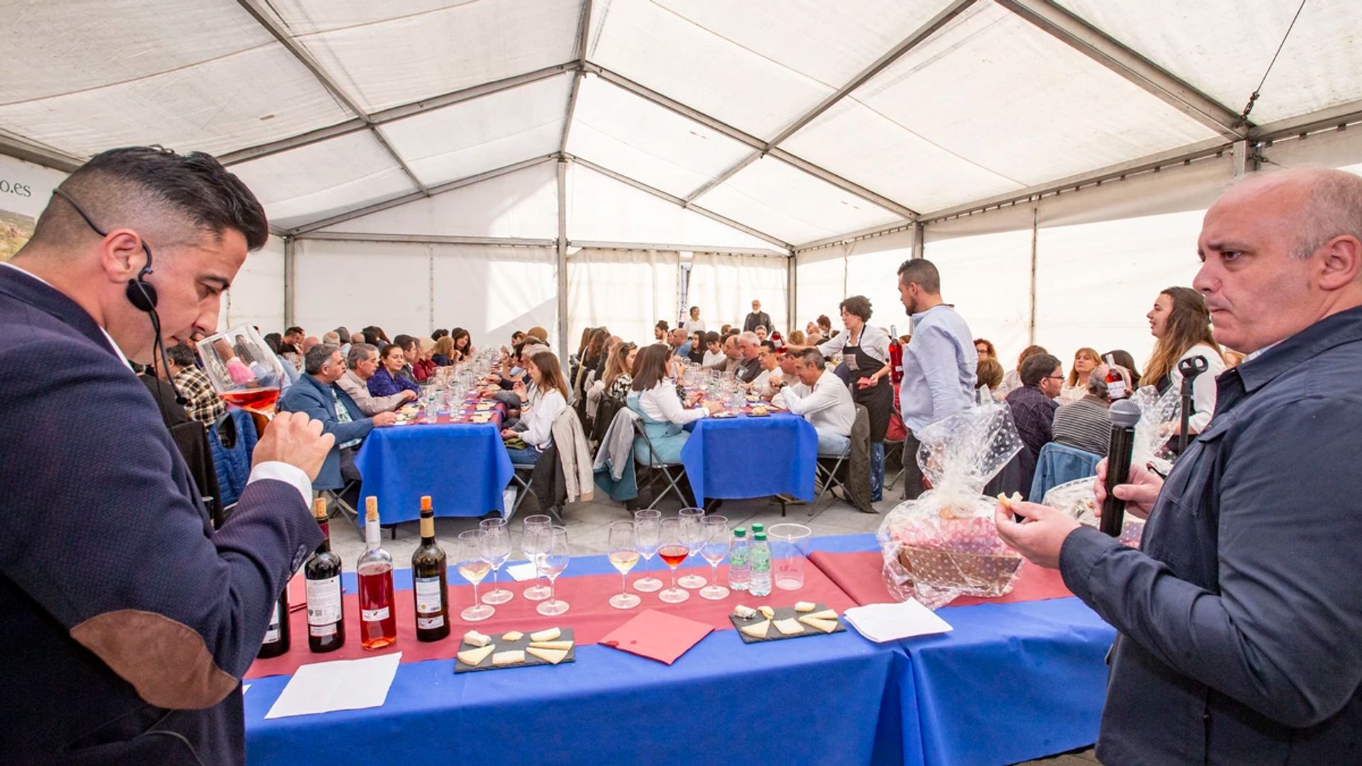 Cata de vinos en la Feria del Queso y el Vino