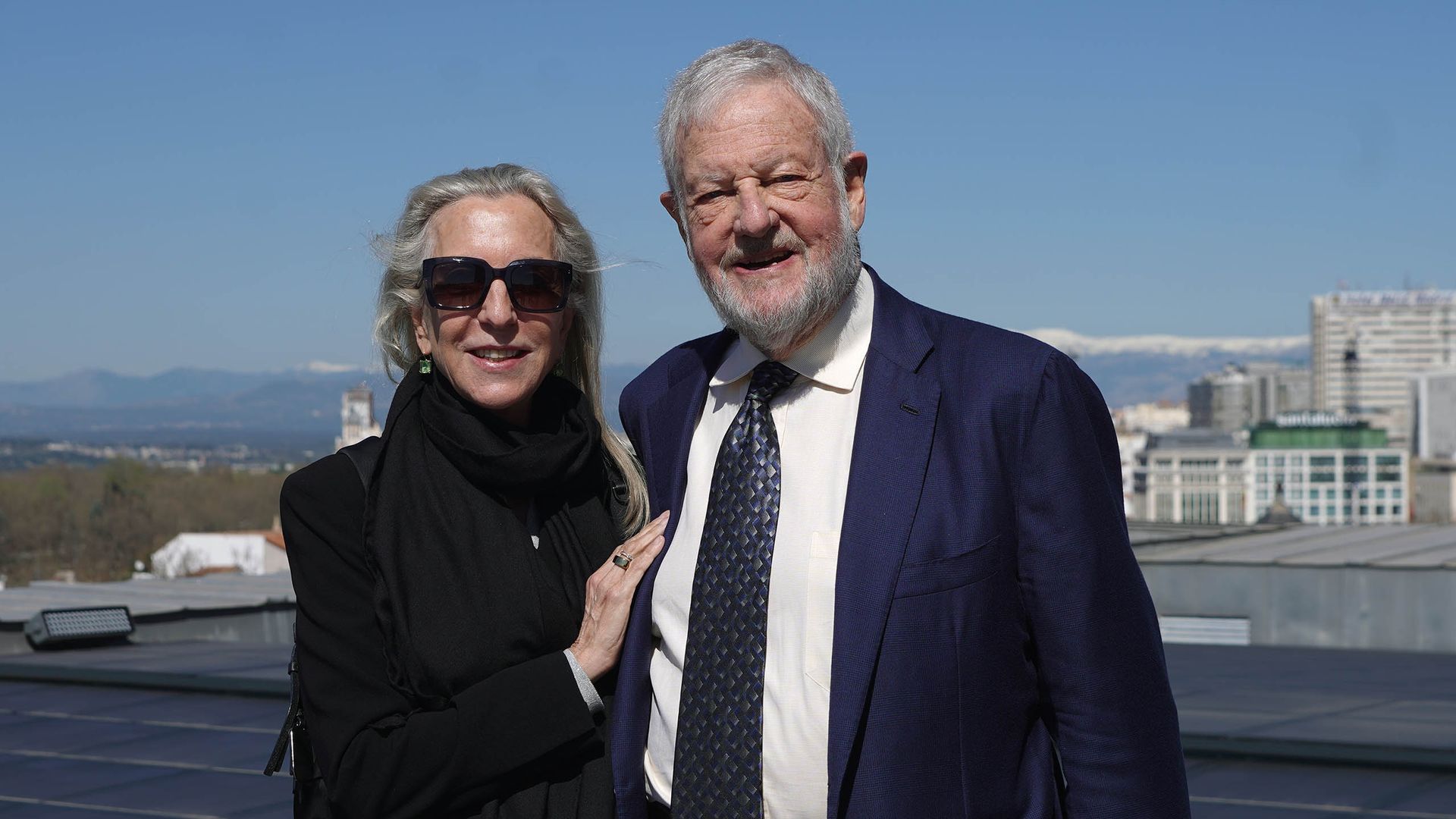 David Rockefeller Jr. con su mujer