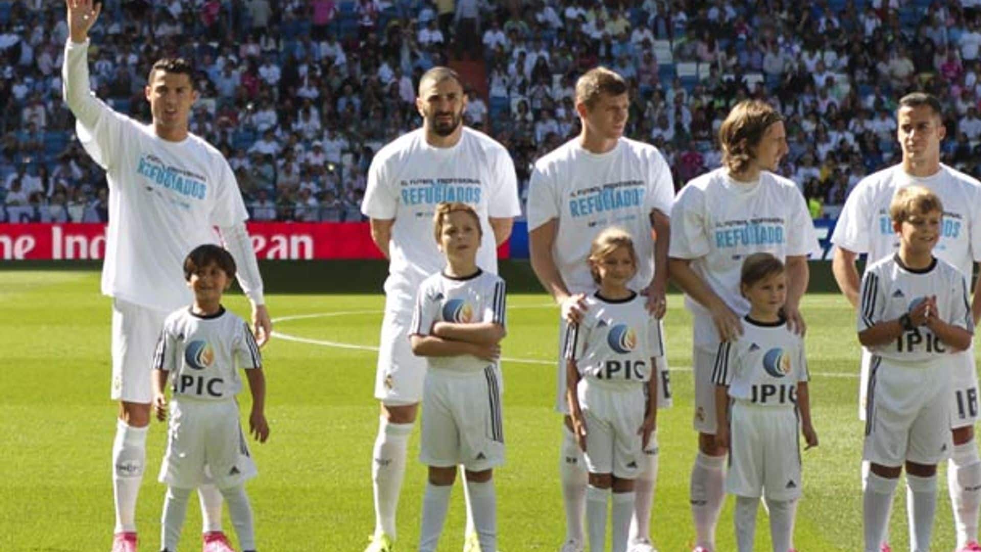 Cristiano Ronaldo hace realidad el sueño de Zied, el niño sirio