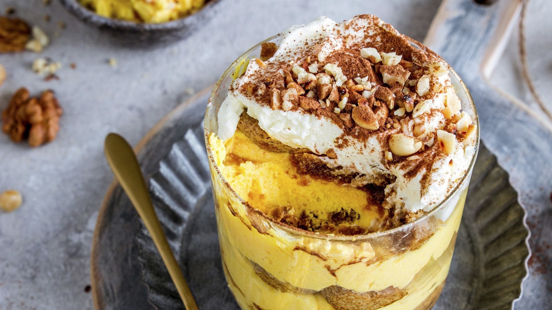 Tiramisú de calabaza