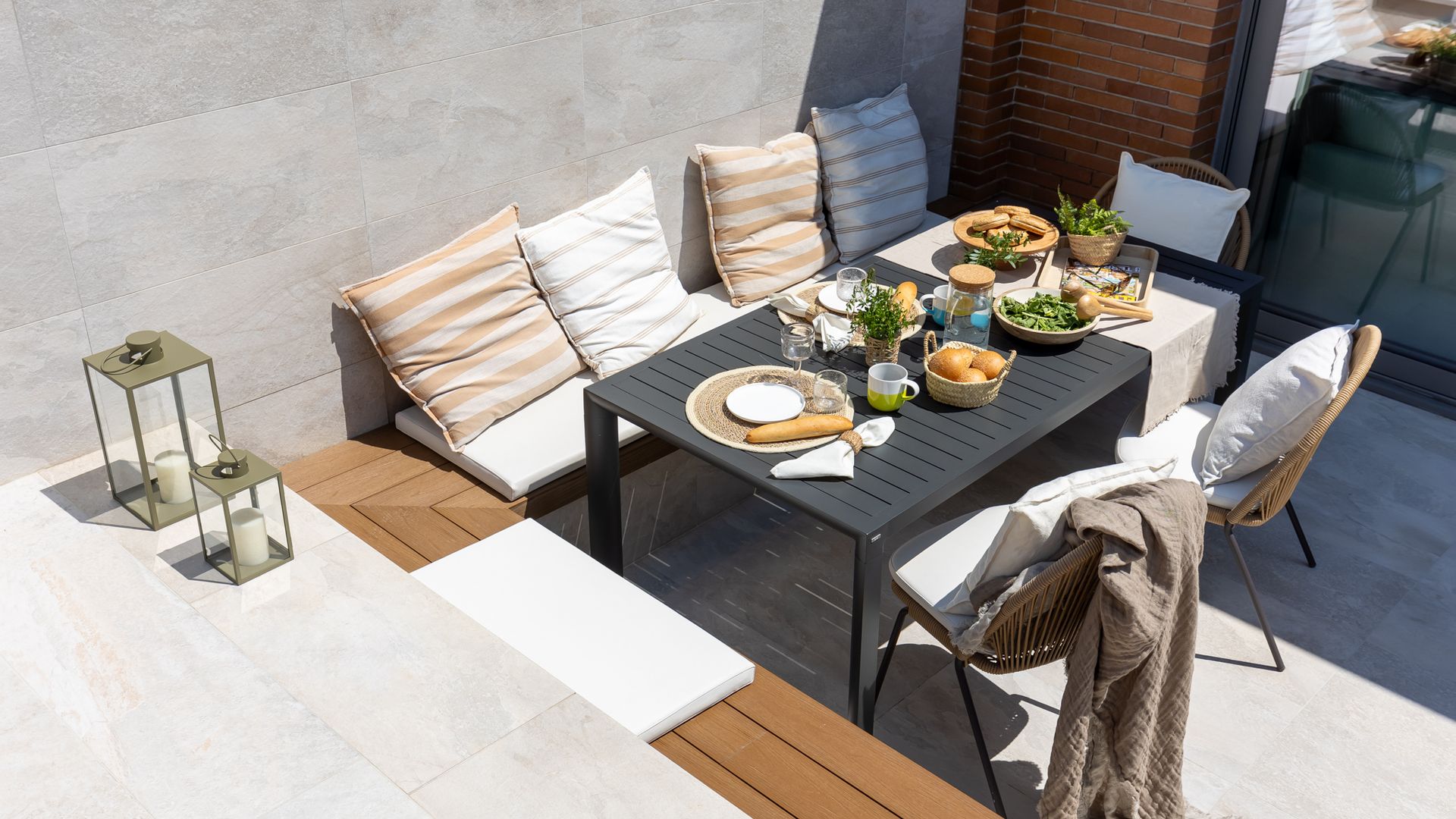 Comedor de verano en exterior