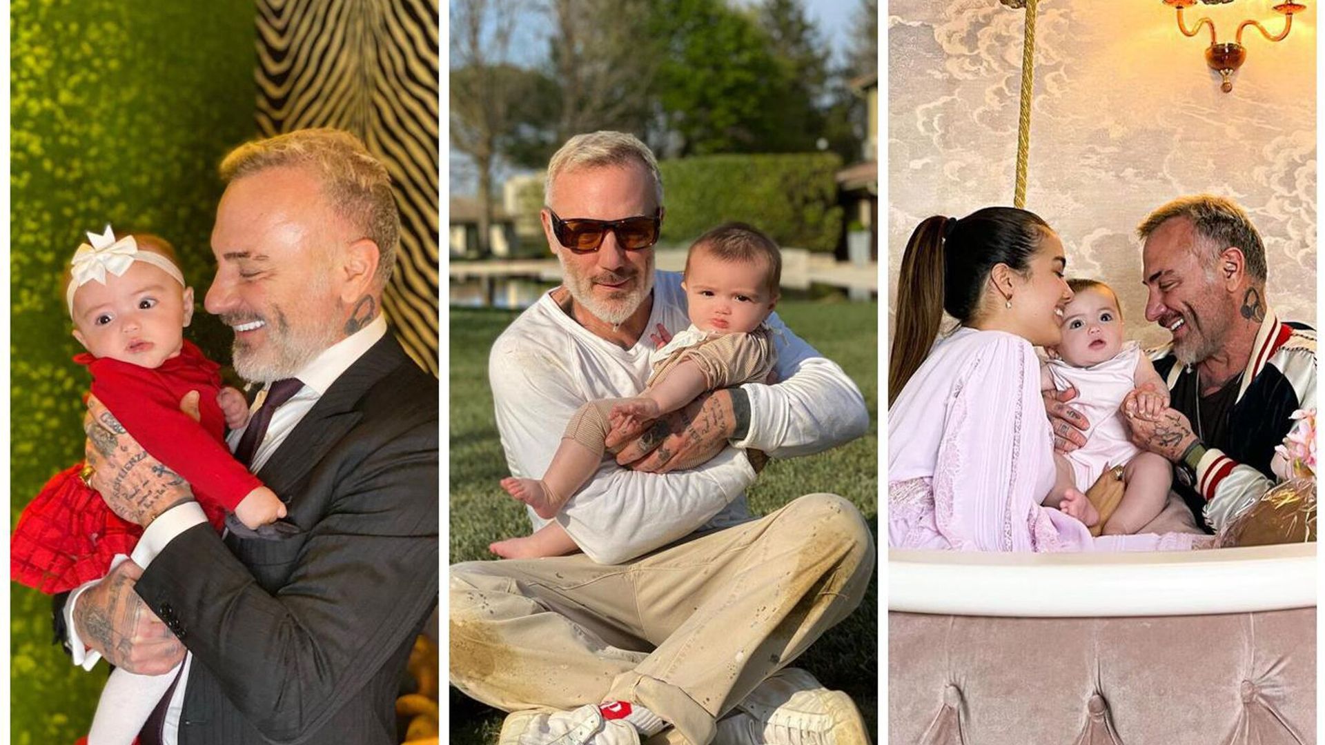 Gianluca Vacchi y 10 momentos más tiernos junto a su hija Blu Jerusalema
