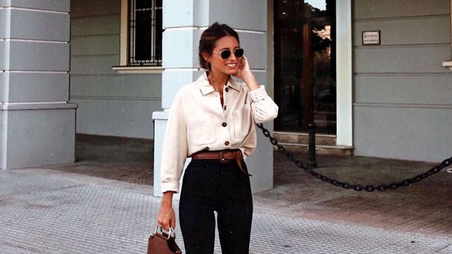 pantalon efecto legging