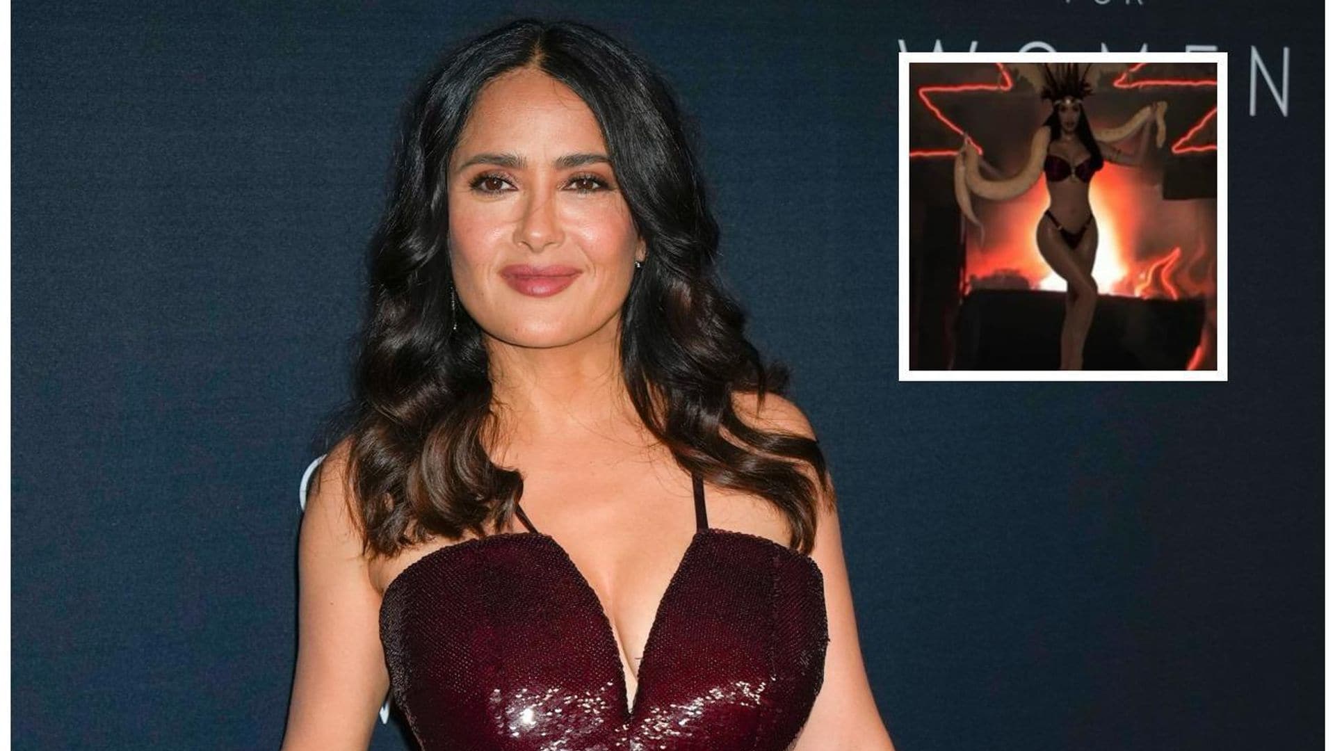 Salma Hayek reacciona al homenaje que le hizo Kim Kardashian en Halloween: ‘Me siento muy honrada’