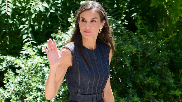 La reina Letizia en la Abadía de Montserrat