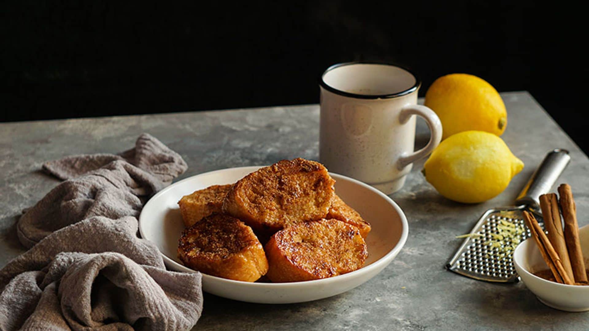 Torrijas tradicionales fáciles  paso a paso