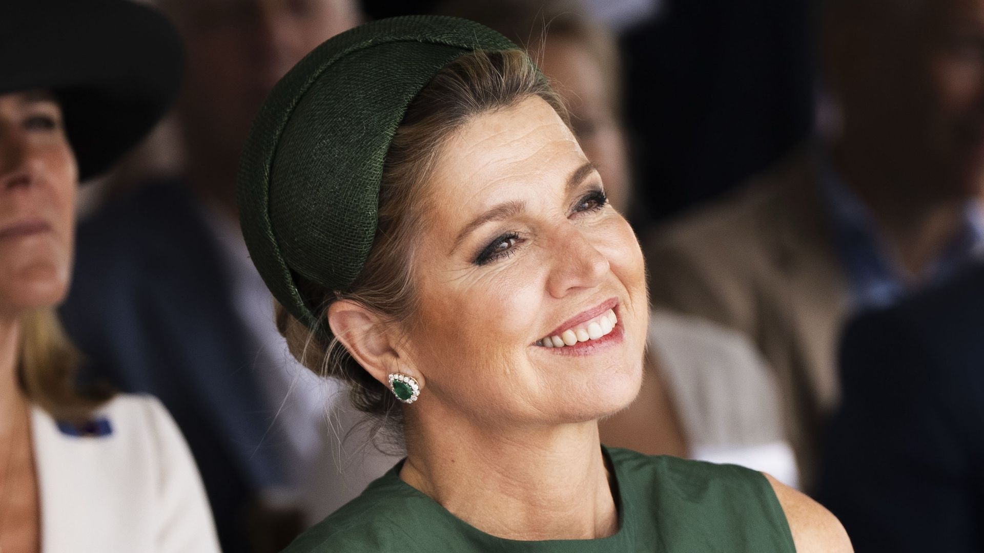 La reina Máxima durante la inauguración oficial
