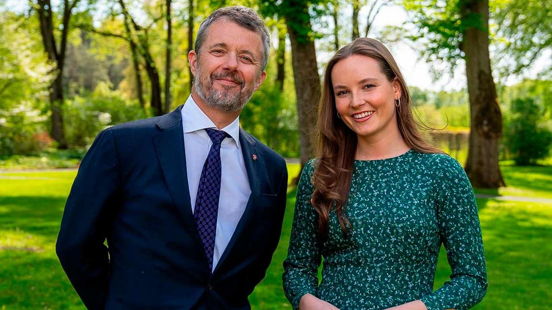 Federico de Dinamarca y su encuentro fuera de agenda con su ahijada, Ingrid de Noruega