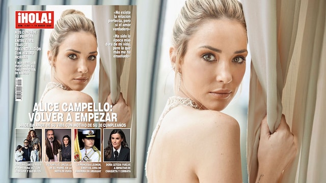 Alice Campello en la portada de ¡HOLA!