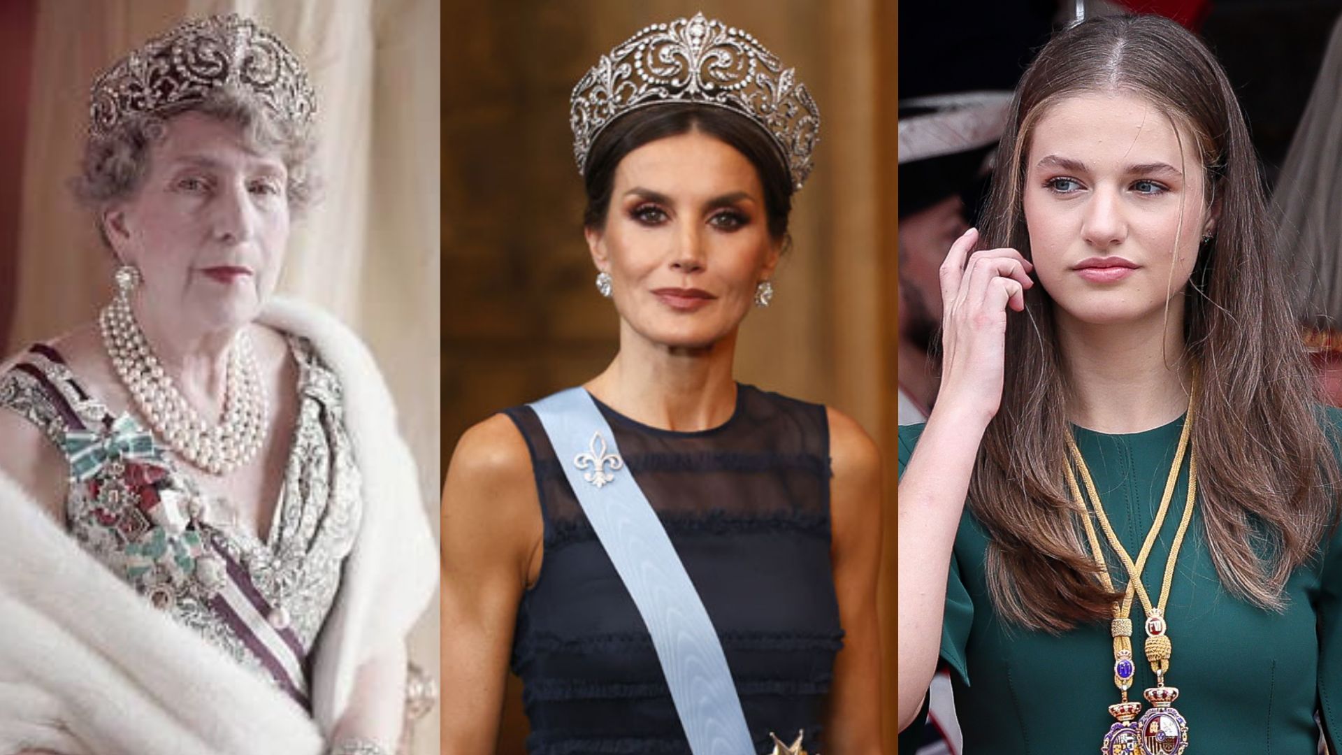 El legado de las joyas de la reina Victoria Eugenia, presente en Letizia y proyectado hacia la princesa Leonor