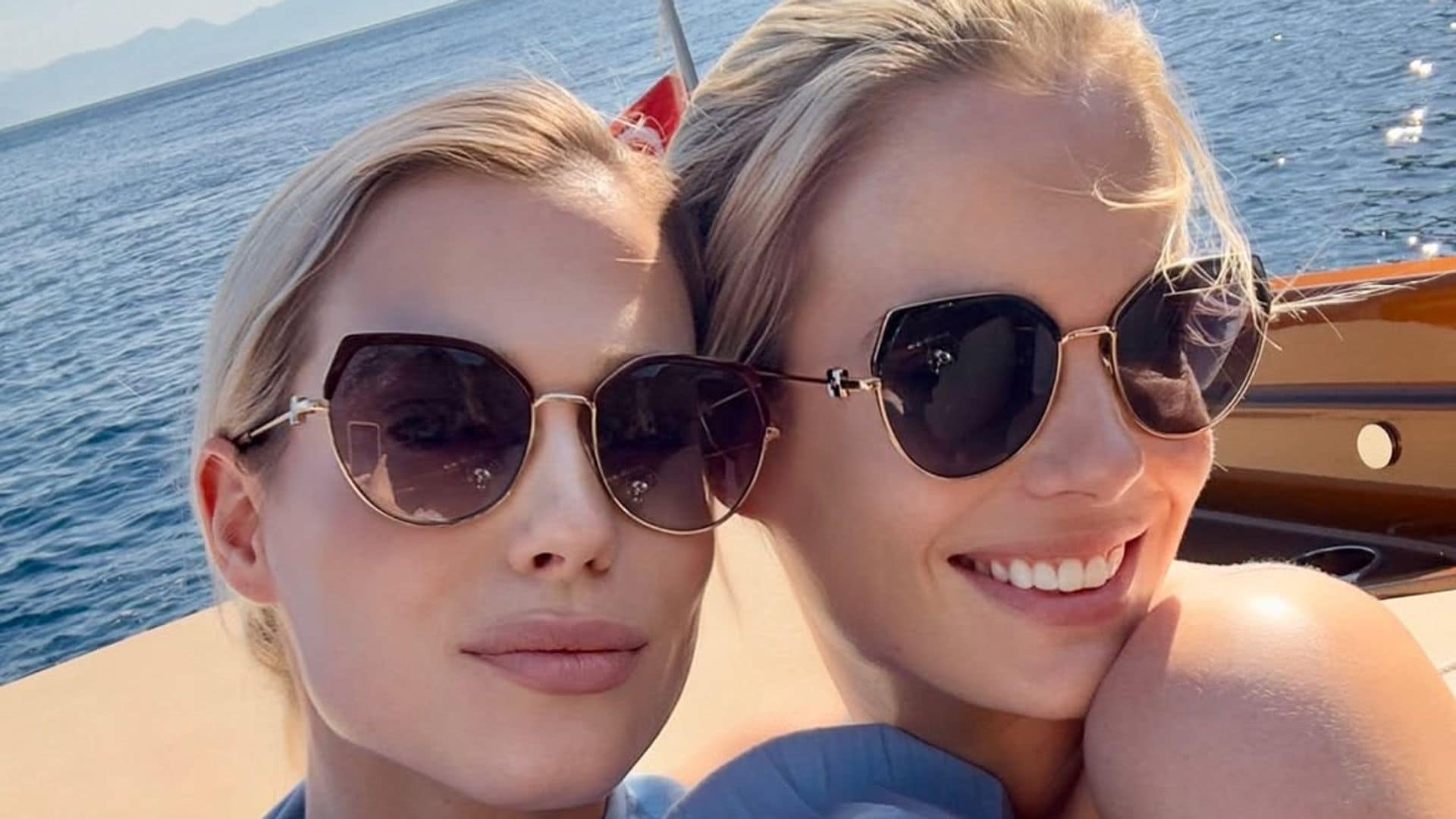 Las hermanas Spencer, sobrinas de Lady Di, disfrutan de unas vacaciones de lujo con surf, champán y looks con encanto 'british'