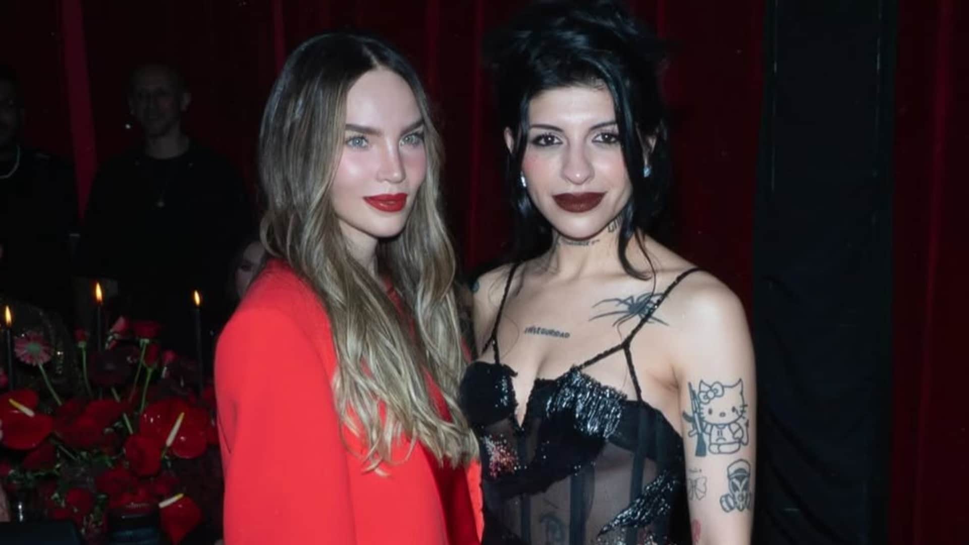 Belinda y Cazzu enla gala GQ en la Ciudad de México.