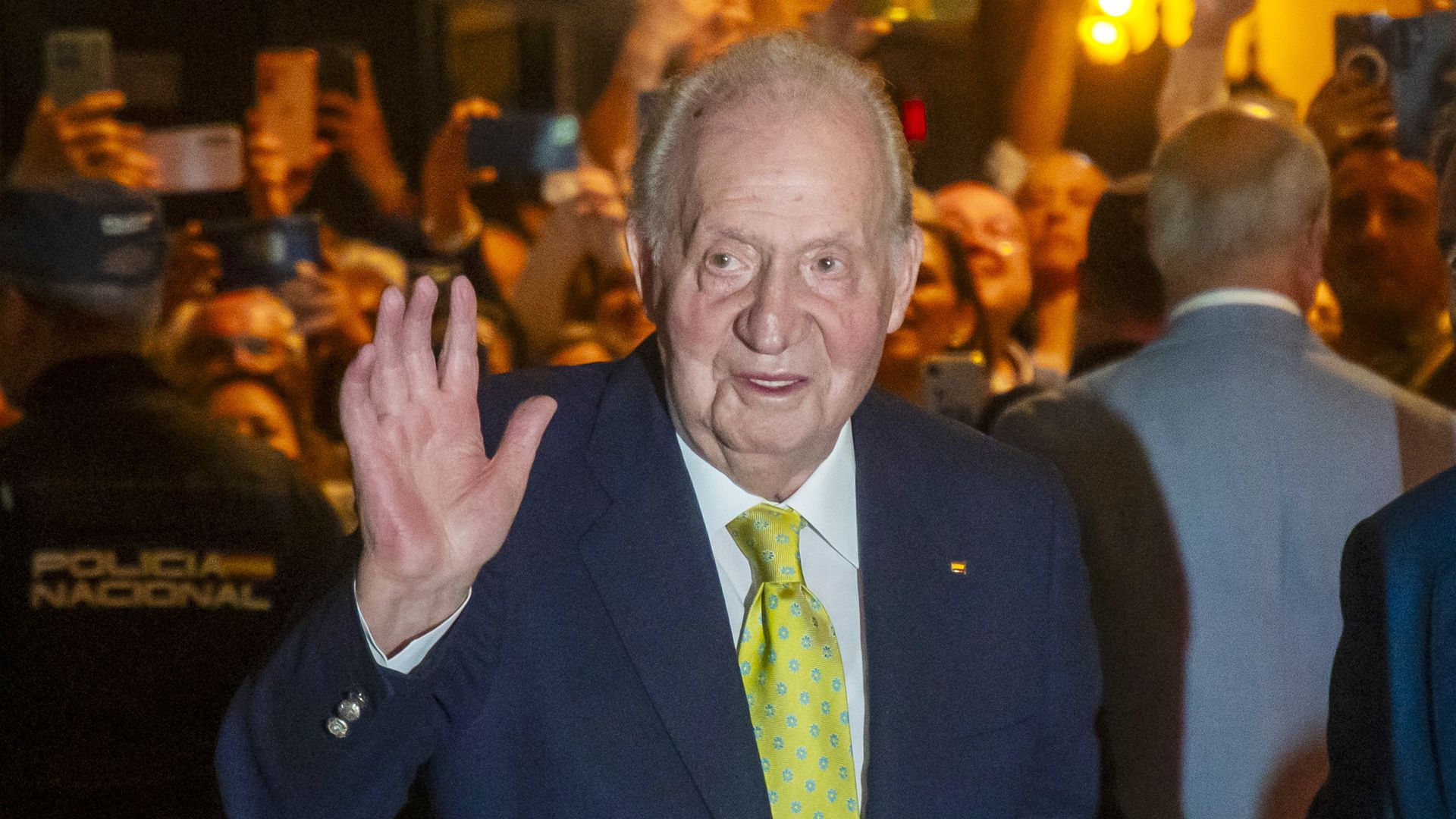 El rey Juan Carlos I en Sevilla, el 5 de abril de 2026