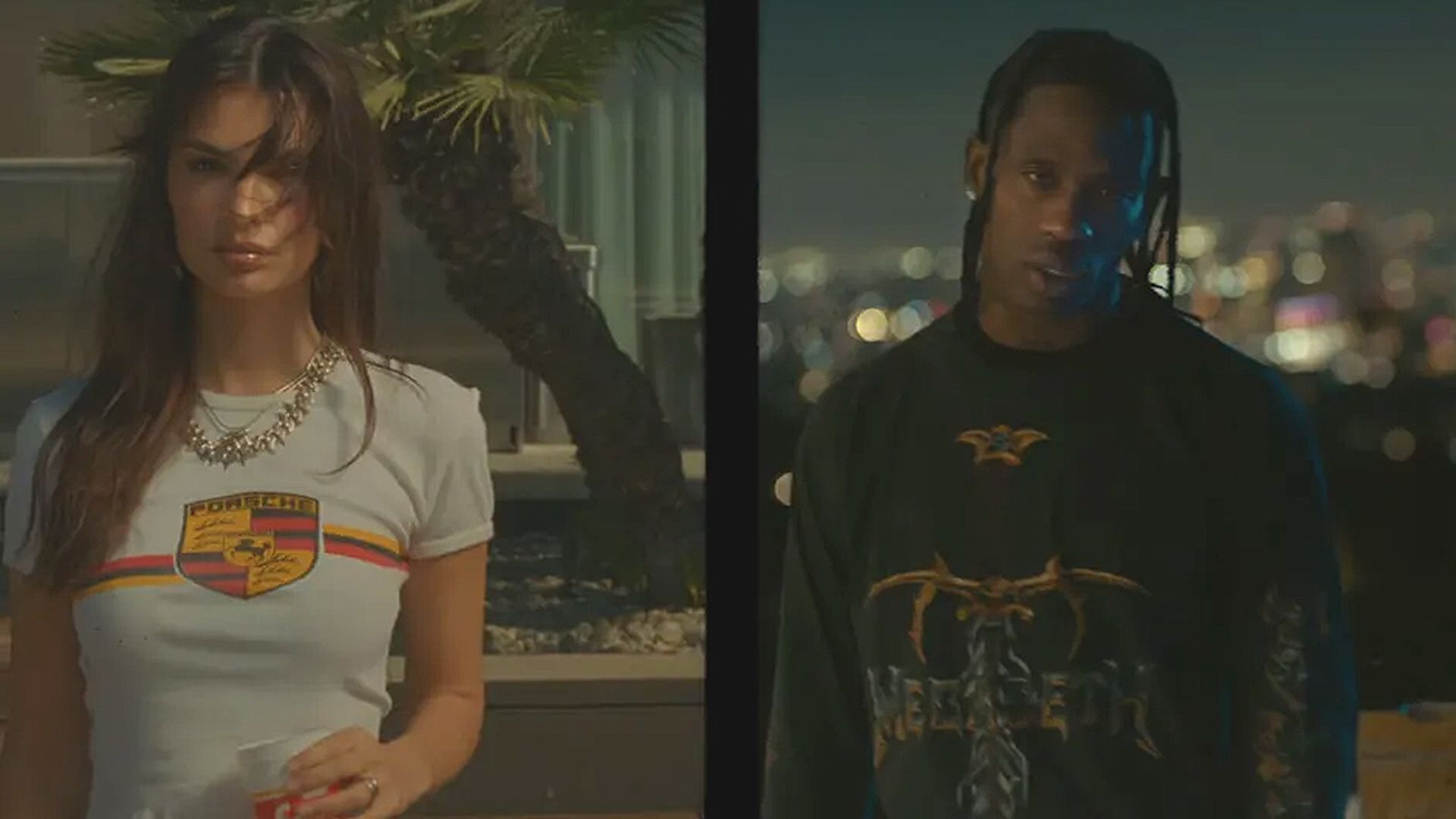 Emily Ratajkowski aparece en el videoclip de Travis Scott