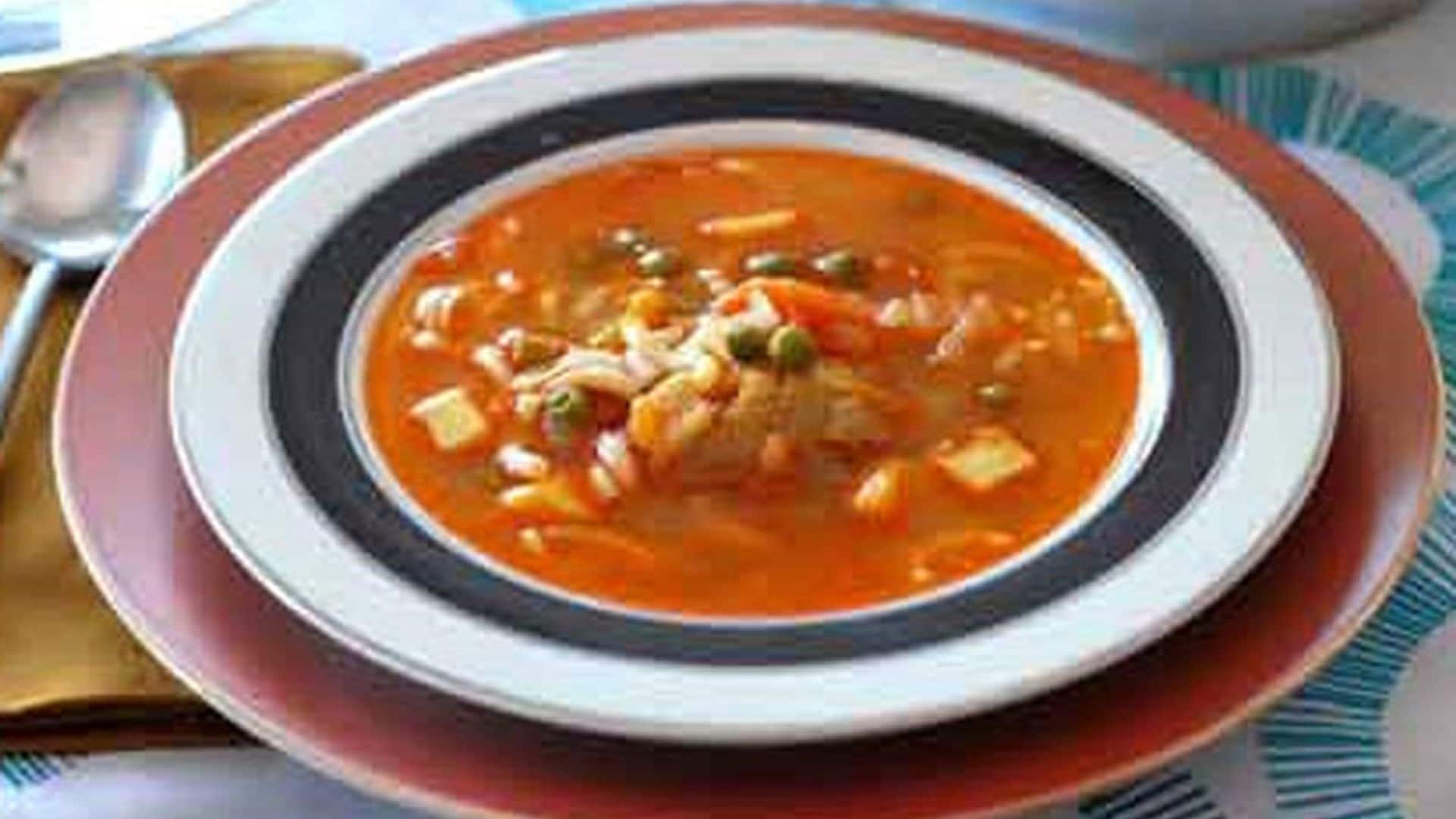 Cazuela de fideos malagueña