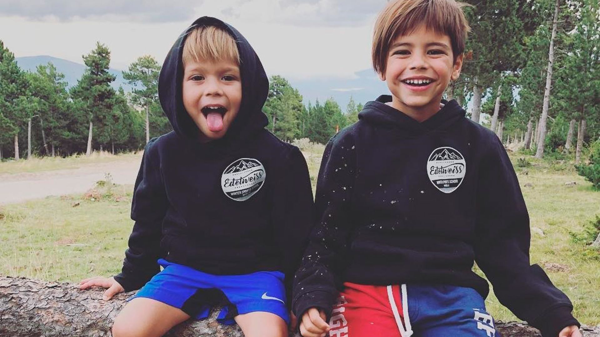 Sasha y Milan, los hijos de Shakira y Piqué, todos unos expertos en la cancha de futbol