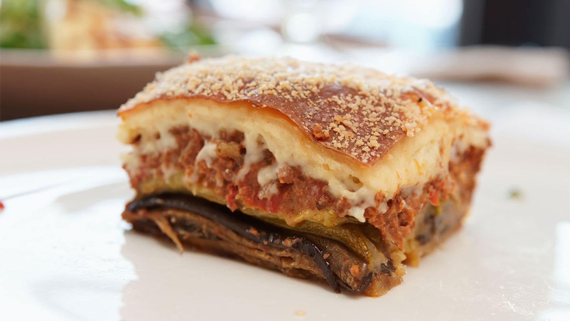 Musaka de berenjenas y pollo