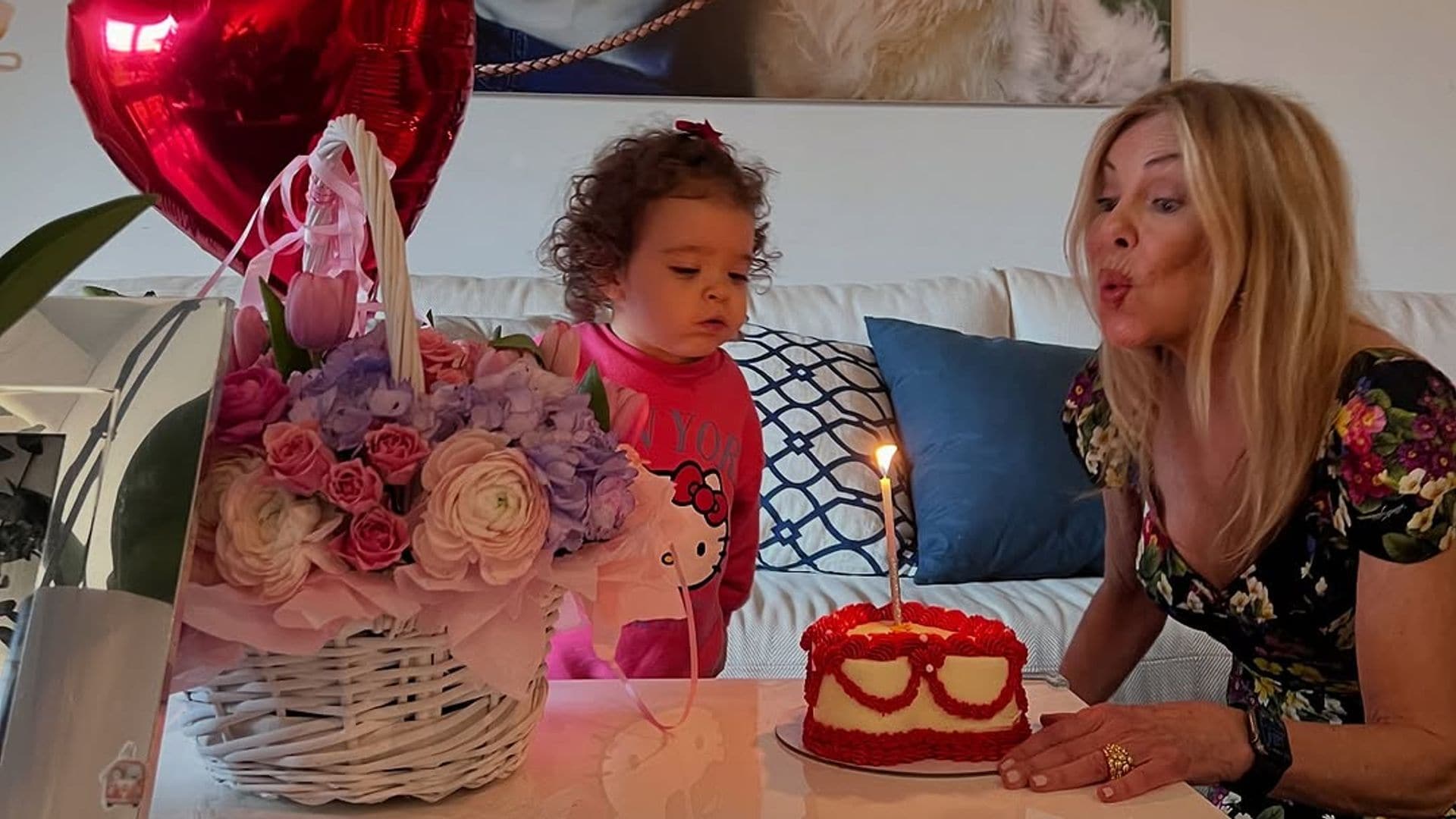 Ana Obregón celebra sus 70 años 'entre sonrisas y lágrimas' por el recuerdo de su hijo y la alegría de su nieta, Anita