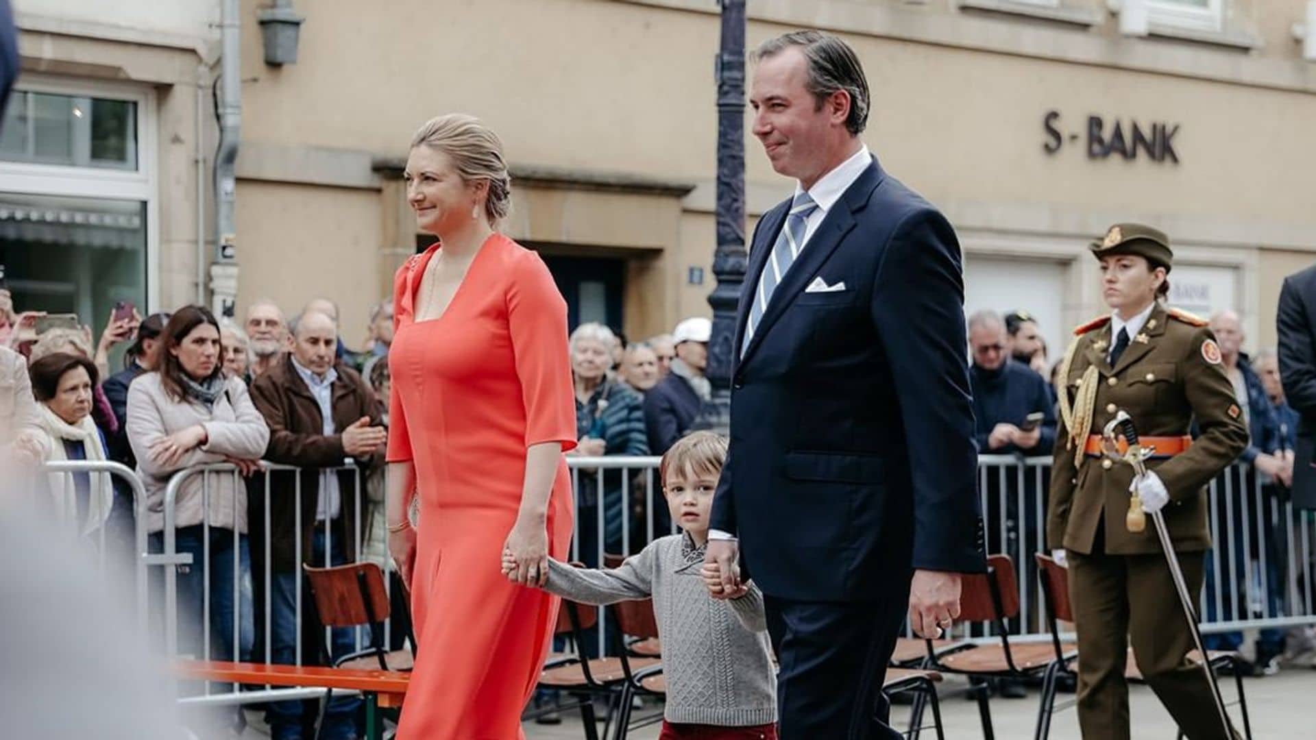 Los pequeños Charles y François de Luxemburgo, protagonistas en la gran fiesta de la Octava, ¡qué mayores!