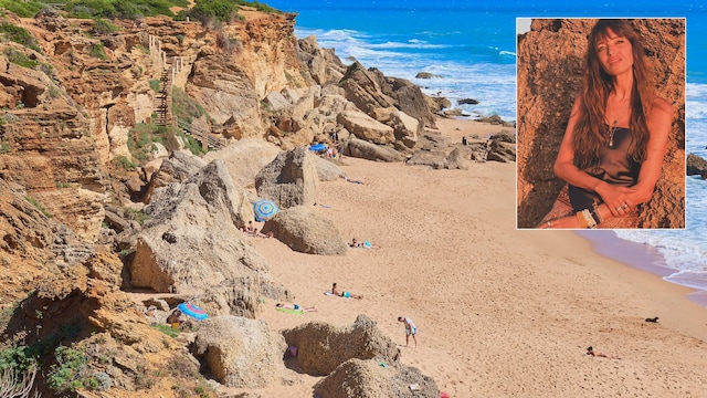 Sara Carbonero y calas de Roche, Conil de la Frontera, Cádiz