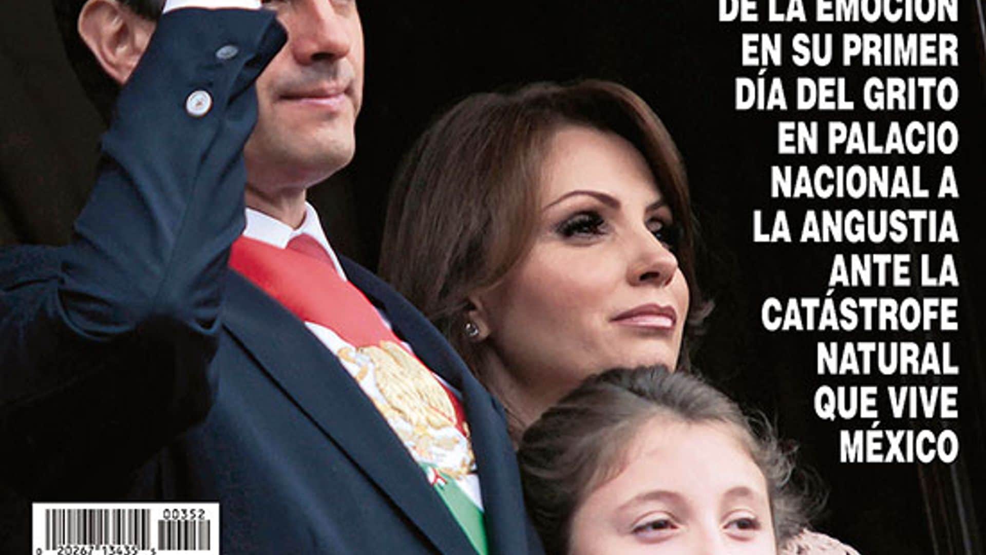 En ¡HOLA!: Angélica Rivera y Enrique Peña Nieto, de la emoción en su primer día del grito a la angustia ante la catástrofe natural que vive México
