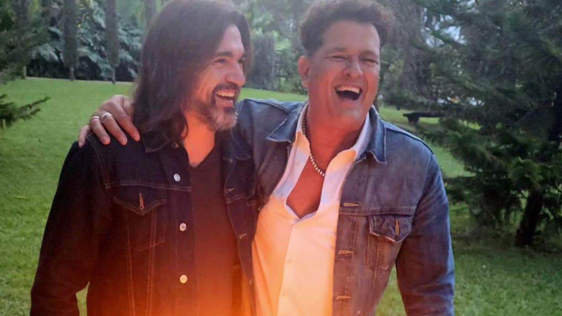Juanes y Carlos Vives: dos cumpleaños, un pastel y una fiesta en Colombia