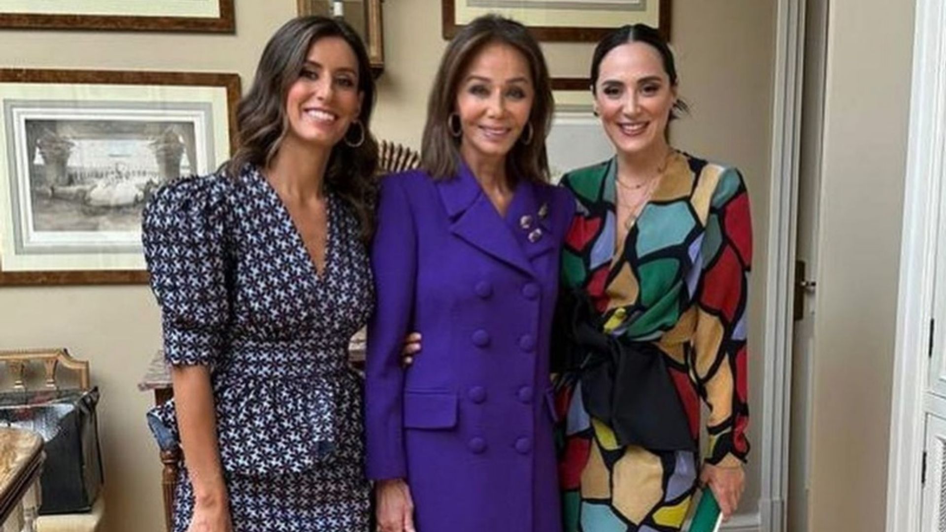 Isabel Preysler, Ana Boyer y Tamara Falcó: tres elegantísimas invitadas a la boda de Cristina Reyes