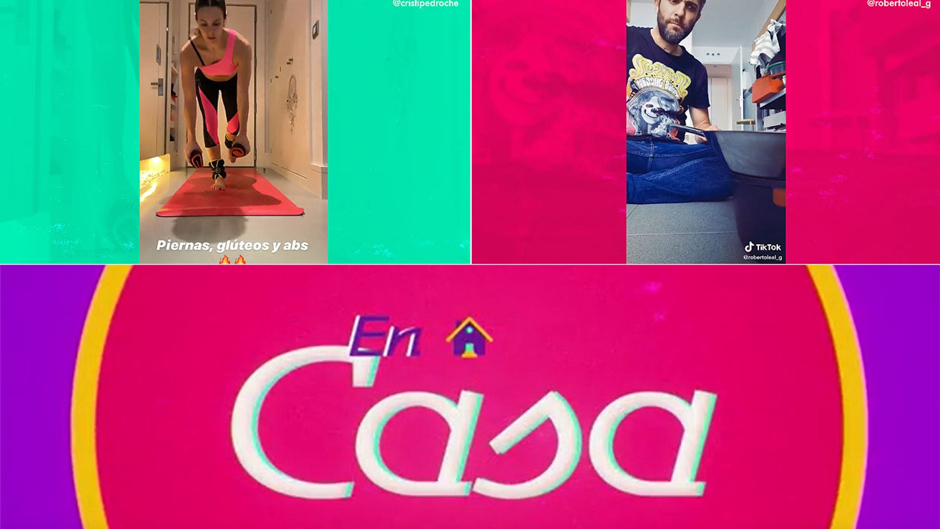 'En casa': ponte en forma con Cristina Pedroche y no te pierdas el divertido juego musical de Roberto Leal