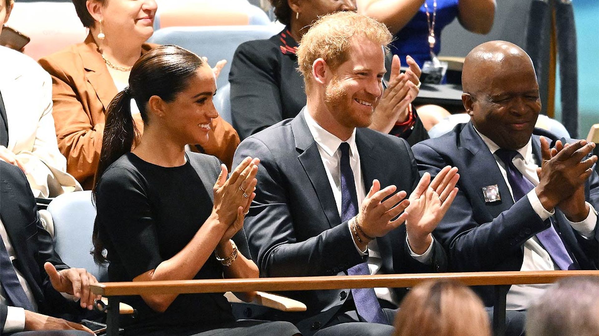 El príncipe Harry define a Meghan como su 'alma gemela' durante un acto de la ONU en Nueva York