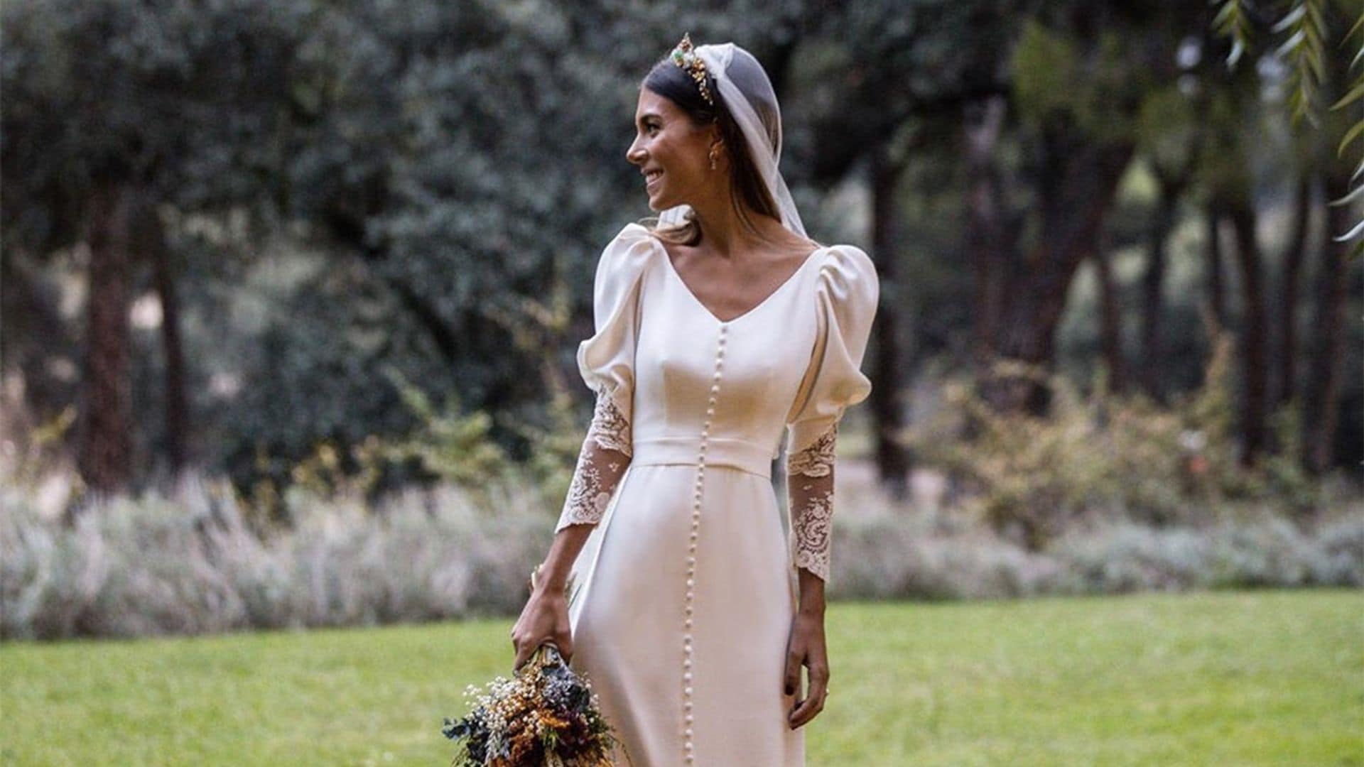 Clara, la novia madrileña que se hizo viral gracias a la sencillez de su vestido